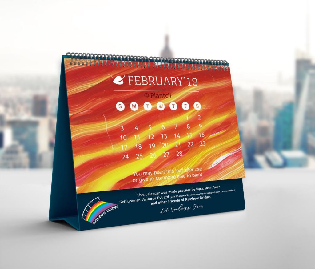 Plantable Seed Paper Calendar | Plantcil | Pepaa | Ecofriendly Calendar | Sustainable Print Stationery