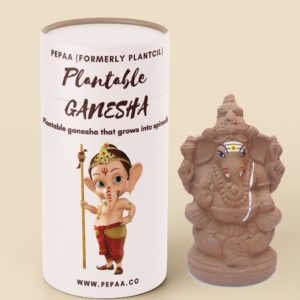 Plantable Seed Ganesha - Ganesha that Grows into Spinach